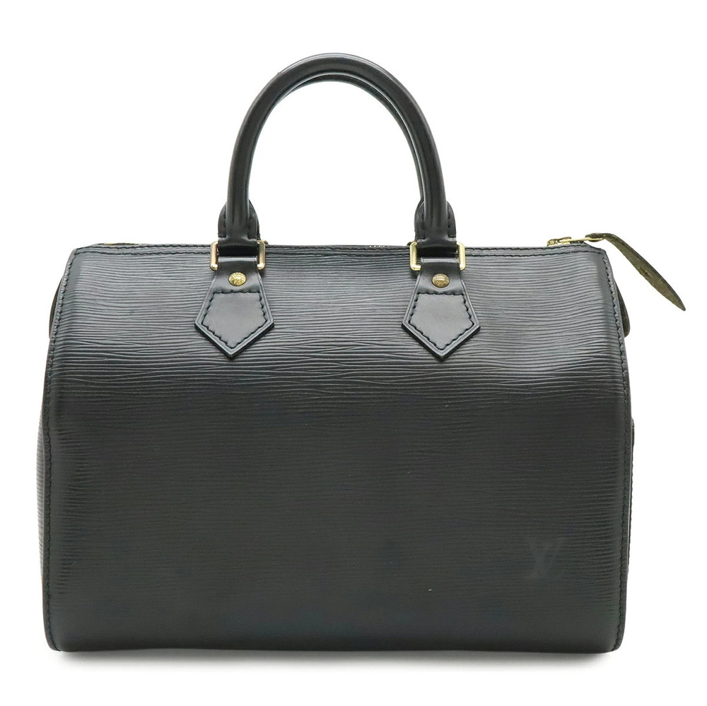 LOUIS VUITTON Epi Speedy Handbag Boston Bag Noir Black
